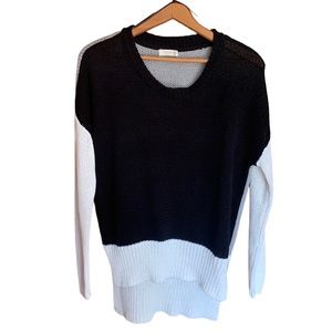 Harper Heritage black, white and gray sweater small